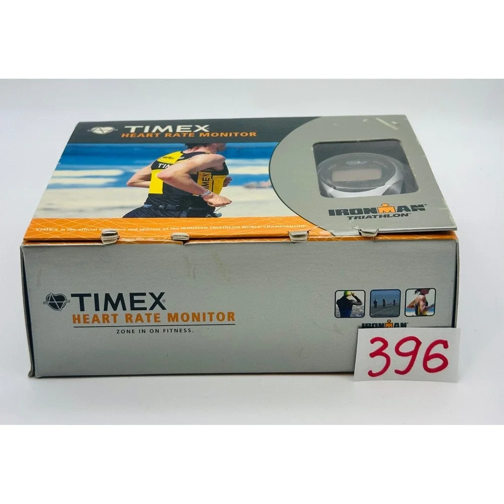 Timex Ironman Triathlon Heart Rate Monitor Watch 30-Lap Indiglo 5C411 New Box